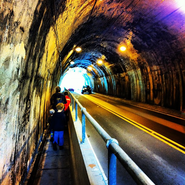 Instagram Photo of the Karori tunnel